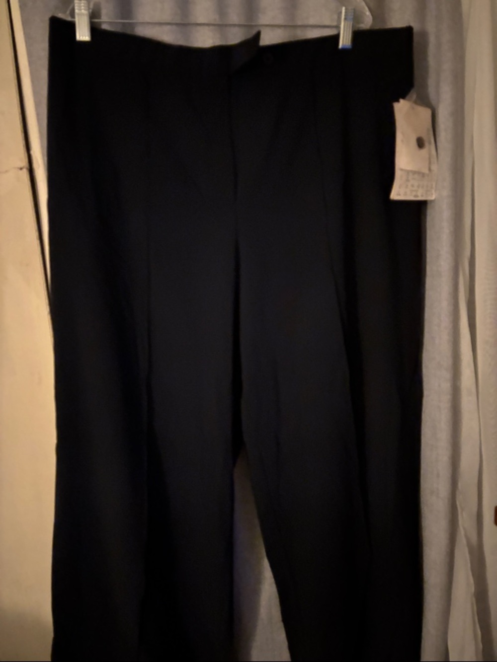 Dialogue Black Straight-Leg Women's Trousers size 20W